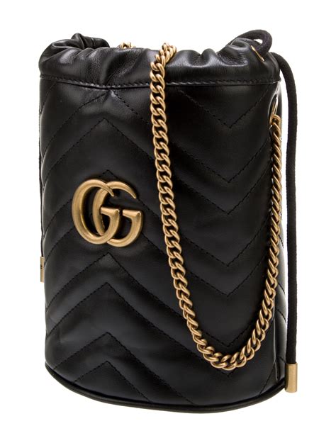 gucci mini marmont bucket bag|gucci marmont suede bag.